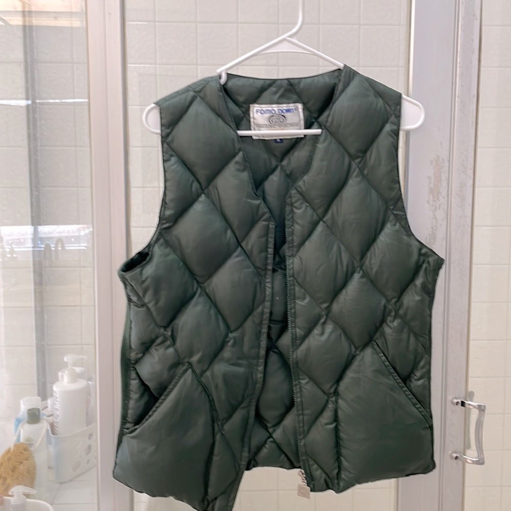 Puffer down vest fomo down traditional sportswear